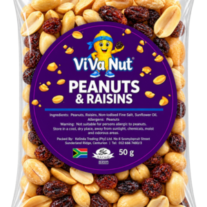 Peanuts and Raisins 50g